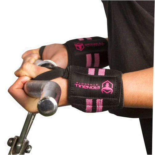 Iron Bull Strength Women Wrist Wraps with Thumb Loops - 12