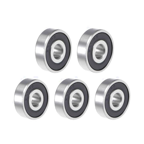 uxcell 626-2RS Deep Groove Ball Bearing 6x19x6mm Double Sealed ABEC-3 Bearings 5-Pack