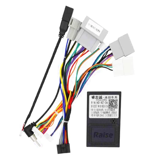 Bestycar 16pin Car Radio Stereo Power Retrofit Wiring Harness Cable for Honda CRV Civic 2012 2013 2014 2015 with Radio Antenna Adapter
