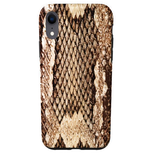 Identity Inventory iPhone XR Snakeskin Print - Snake Reptile Animal Rattlesnake Case