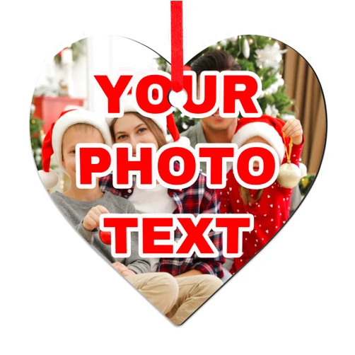 Tmqytuox Personalized Christmas Ornaments with Photo - Custom Christmas Ornaments for Christmas Decorations 2023, Christmas Ornaments for Christmas Tree Decor Xmas Gifts
