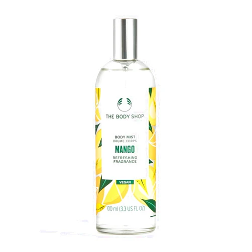 The Body Shop Mango Body Mist – Refreshes and Cools with a Fruity Scent – Vegan – 3.3 oz