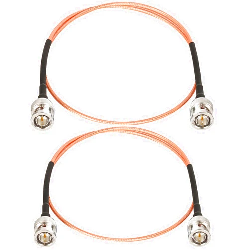 XRDS -RF SDI Cable 2ft, Flexible 3G HD-SDI Cable, BNC to BNC Video Cable 75 Ohm RG179 Extension Cable for for 4K 1080P 3G HD SDI Camera Monitor Vedio Recorder SDI to HDMI Converter(2PCS)