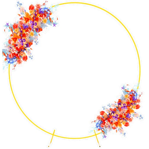 Fomcet 7.2FT Wedding Arch Round Backdrop Stand Gold Metal Circle Wedding Arch for Ceremony Birthday Party Anniversary Bridal Baby Shower Graduation Decoration