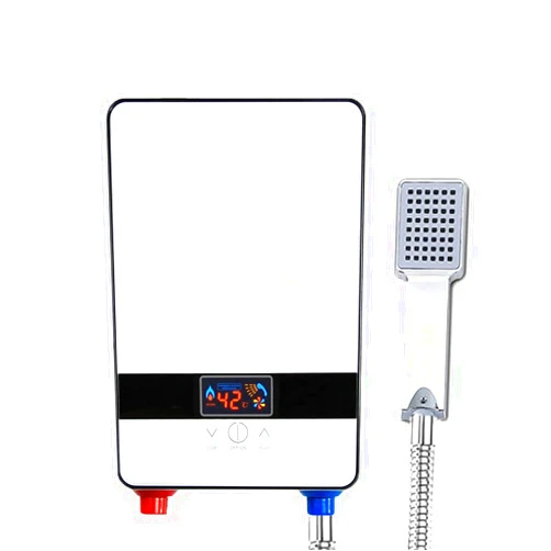 EXQUILEG 110V 4500W Tankless Electric Water Heater, Under Sink Instant Hot Water Heater with Digital Display, Super Compact Point of Use for Kitchen, Bathroom, RV & Camping