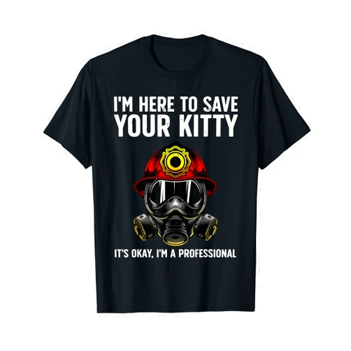 Best Firefighter Gifts Fireman Accessories & Stuff Funny Firefighter Art For Men Women Fireman Gag Fire Fighter T-Shirt