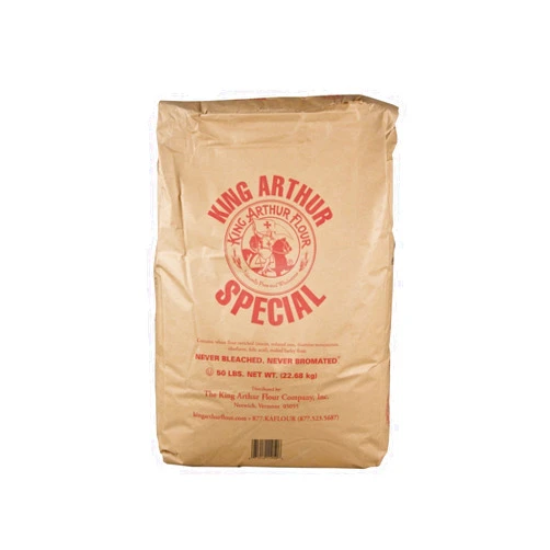 King Arthur Unbleached Bread White Flour, 50 Pound