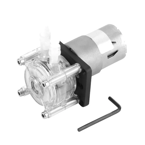 TOPINCN 12V High Flow Peristaltic Liquid Pump Vacuum Pump Strong Suction Self Priming Peristaltic Pump for Aquarium Lab Analytical