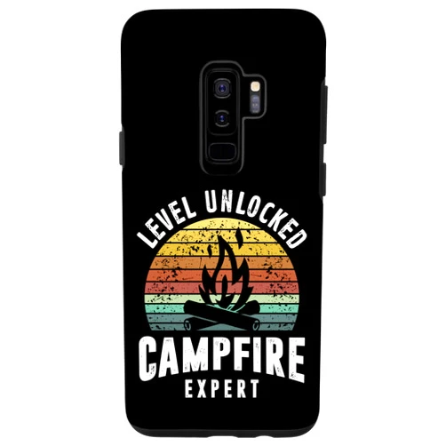 TooMerch Campfire Expert Galaxy S9+ Level Unlocked Campfire Expert Travel Lover Campaign Skill Case