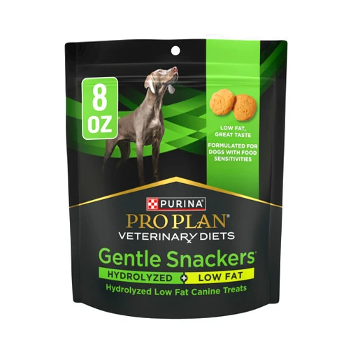 Pro Plan Veterinary Diets Purina Pro Plan Veterinary Diets Gentle Snackers Hydrolyzed Plus Low Fat Dog Treats - 8 oz. Pouch