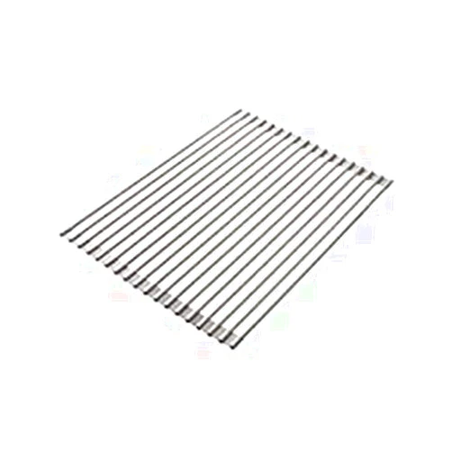 Bellemain Over The Sink Dish Drying Rack - Silicone Dish Drying Mat, Space Saving Drying Rack for Kitchen Sink, Stainless Steel Dish Rack Over Sink - Multipurpose Sink Drying Rack (Gray, Medium)