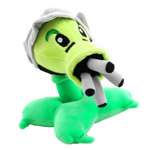 Laruokivi Plants Plush Toys Stuffed Plushies Doll Figures Birthday Gift for Kids (Gatling Peashooter)