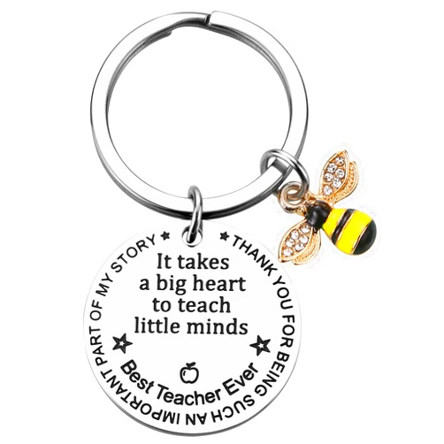 iWenSheng Teacher Gifts Keychain - Teacher Appreciation Gifts for Women Teacher Christmas Valentines Gifts