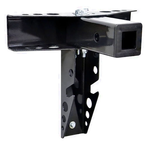 Quick Products QP-PWMRR Pivoting Wall-Mount Receiver Rack - Versatile Storage Device for Bike Racks, Cargo Carriers, and other Hitch-Mount Accessories