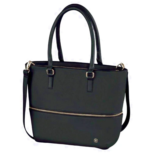 Wenger Women's Messenger, Black, 13 Inch Tote Bag