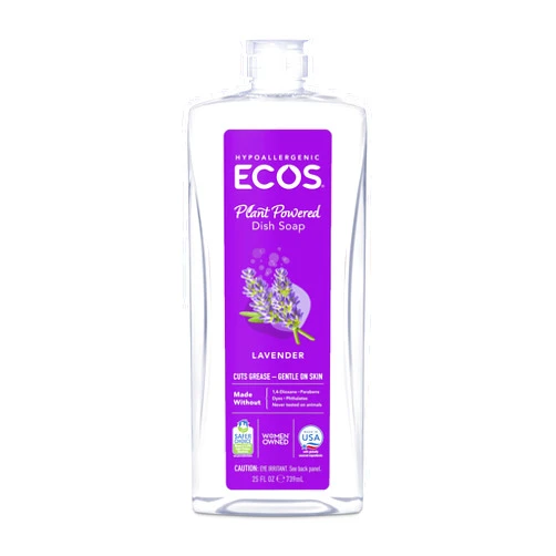 ECOS 25 Oz Dishmate Dish Liquid with Lavender (Set of 3)
