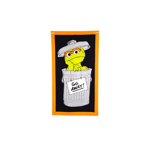 Oxford Pennant Oscar the Grouch Camp Flag Sesame Street x Oxford Pennant