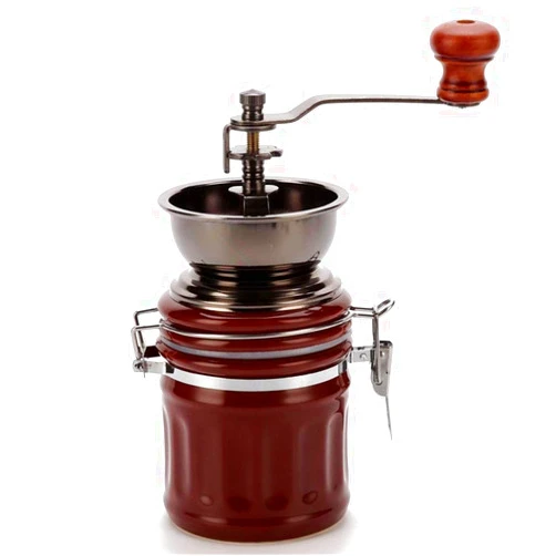 Artensky Manual Coffee Bean Grinder Vintage Hand Spice Pepper Burr Mill Ceramic Core Household Coffeeware