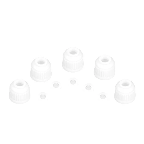 StonyLab Plastic Screw Caps Replacement Caps for Thermometer Inlet Adapter 14/20, 19/22 and 24/40, 5-Pack