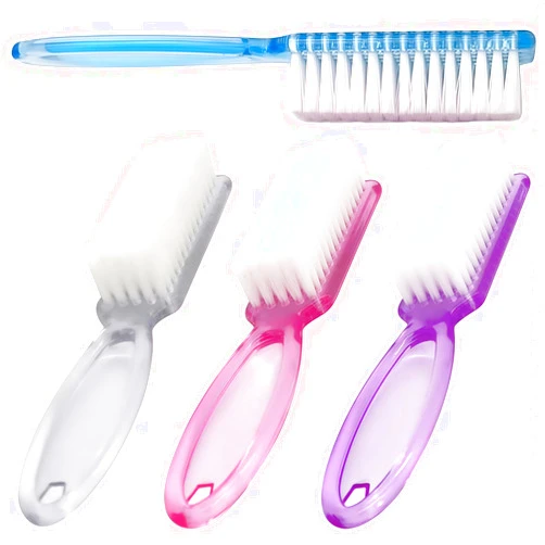 Sxmqhy Nail Brush for Cleaning Fingernails, 4Pack Handle Grip Nail Brushes Fingernail Brush for Cleaning Nail Scrub Brush for Toes and Nails