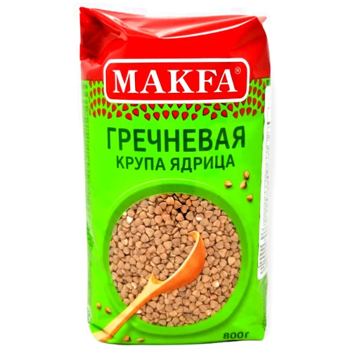 Makfa Buckwheat Groats Premium Quality 800g/28.2oz Kosher Product, Non-Gmo, Grechka Ideal for Weight Loss Diet (Pack of 4)