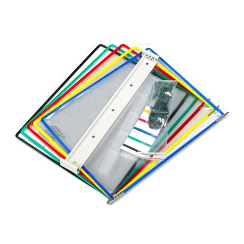 Tarifold Wall Reference Unit, 5 Pockets, Assorted, 10 Sheet Capacity (W290)