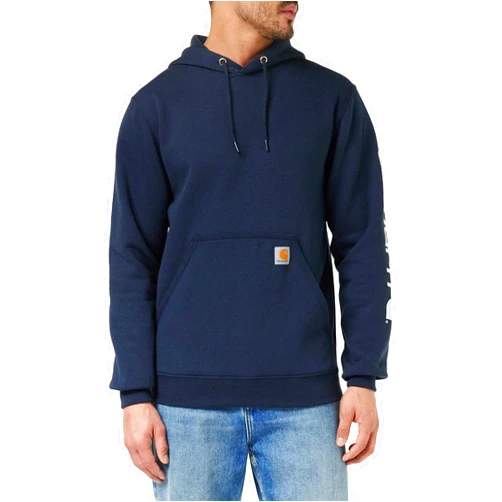 Carhartt Men's Loose Fit Midweight Logo Sleeve Graphic Sweatshirt