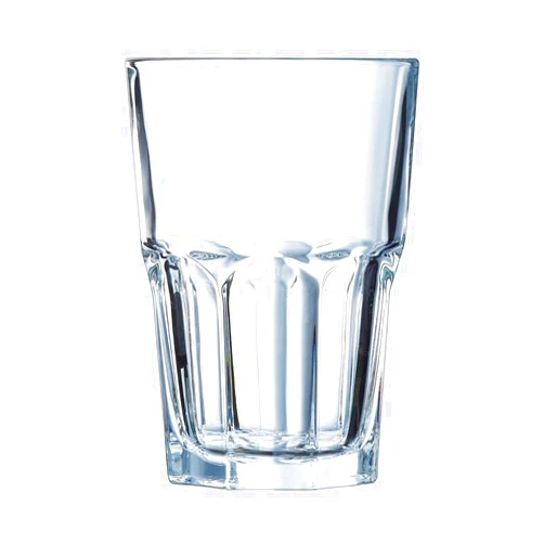 Arcoroc Arc International Granite Tumbler, 11.8 fl oz (350 cc), J2607, Full Physical Tempered Soda Glass, France (6 Pieces) RGLL001