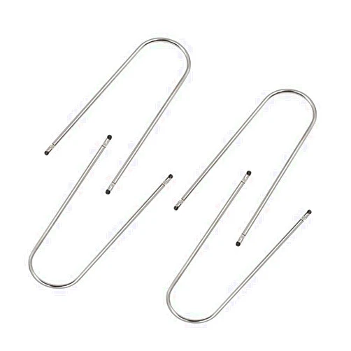 YIENAKFUN Automotive Car Radio Removal Pry Tool Kit U-Shaped for Disassembly of Most Car CD Audio Frequency Converter Stainless Steel 4PCS