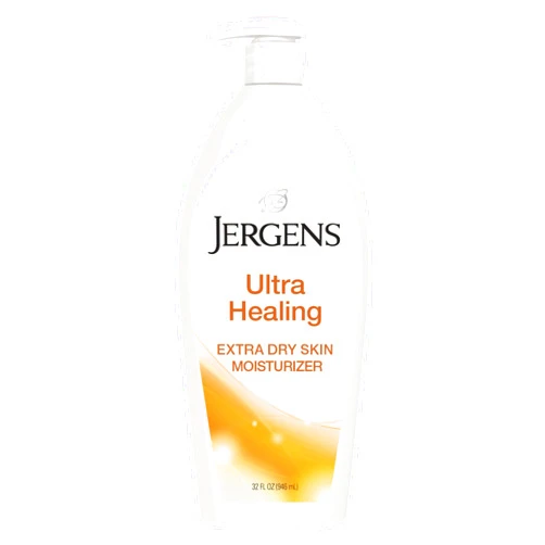 Jergens Ultra Healing Dry Skin Lotion, Hand and Body Moisturizer for Quick Absorption into Extra Dry Skin with Hydralucence Blend, Vitamins C, E and B5, 32oz