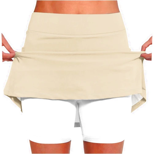 Kenvina Skorts for Woman High Waisted Inner Shorts Athletic Skirts Tennis Running Golf Workout Sports Skorts with Pockets