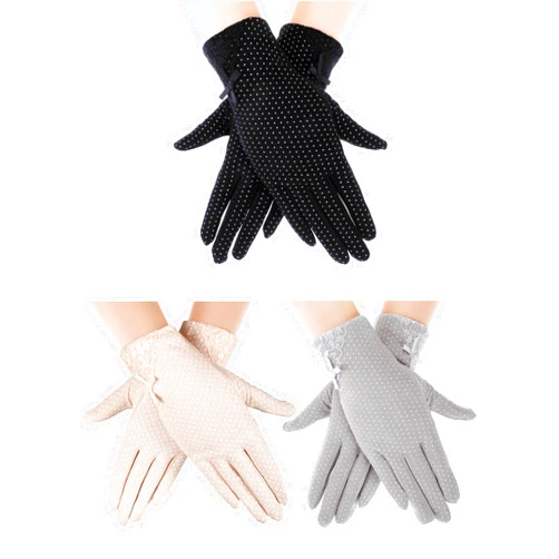 Boao 3 Pairs Women Sun Protective Gloves UV Protection Sunblock Gloves Touchscreen Gloves for Summer Driving Riding