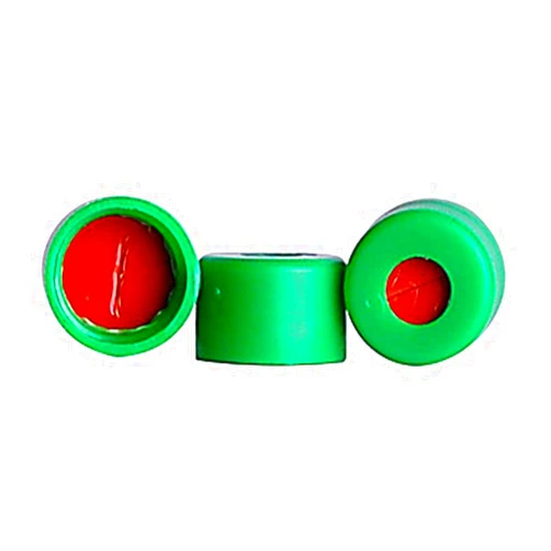 MicroLiter 07-0021R-1200 µL-Plates Component Kit with Round Insert, Red Cap and Precut Butyl Septa, Clear, 1.2 ml (Pack of 100)