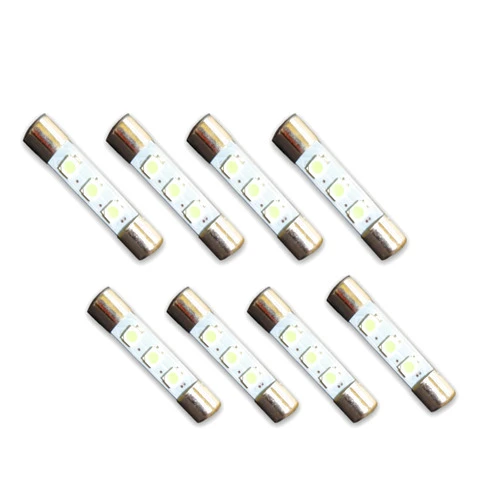 Springfield Speaker 8 Warm White 8V LED Lamp Fuse-Type Bulbs for Pioneer Receivers and Amplifiers