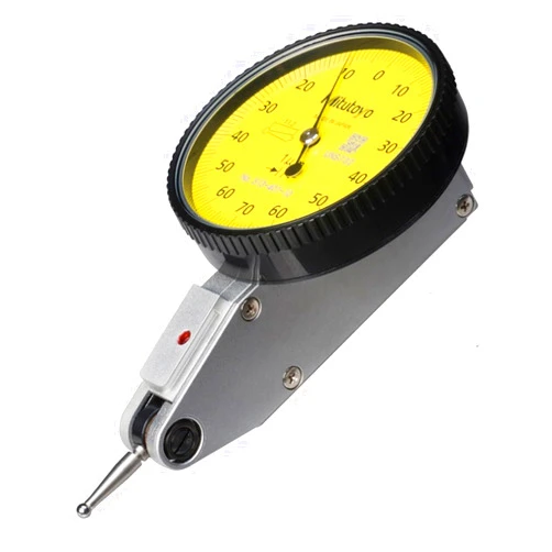Mitutoyo 513-401-10E DIAL TI, BAS, STD 0.14 mm, 1 μm Accuracy, 0.001 mm, Yellow