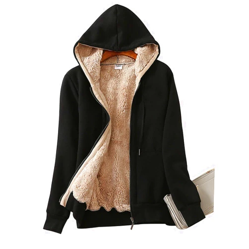 Yeokou Women's Winter Hoodies Pullover Sherpa Fleece Warm Heavyweight Sweatshirt