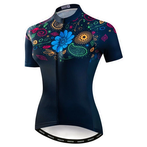 JPOJPO Womens Cycling Jersey,Bike Shirt Quick-Dry Breathable Reflective S-2XL Tops