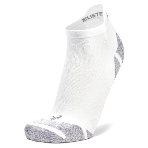 Balega Blister Resist Light Performance No Show Athletic Runing Socks for Men and Women (1 Pair), White, Medium