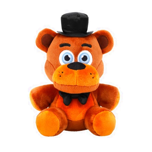Jazwares Five Nights at Freddy’s Classic Freddy Plush - 8-Inch Stuffie with Soft Material and Glow-in-The-Dark Eyes