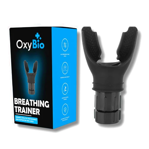 OxyBio Oxy Respiratory Trainer | Breathe Easier with Stronger Lungs | Made with High Grade Silicone