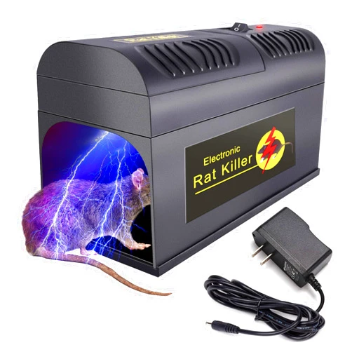 Vivideal Electric Rat Trap, Humane & Efficient Mouse Trap Upgraded Instantly Kill Rodent Zapper with Powerful Voltage, Works for Mice Rats Chipmunks Squirrels, No Touch, Non-Toxic, Safe for Pets