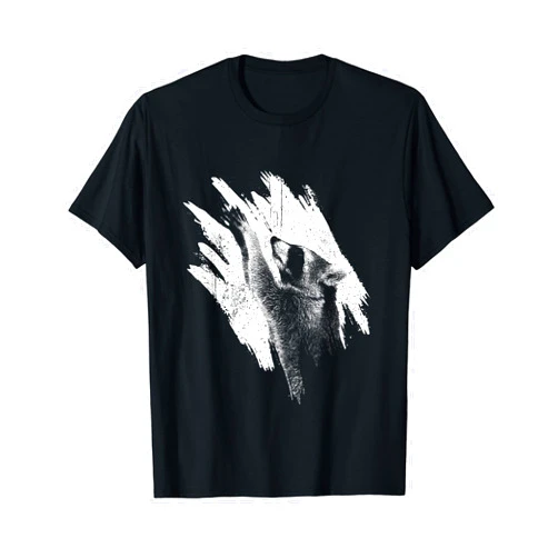 Waschbär Tshirt Herren Damen Kostüm Kinder Raccoon Gift for Martens Raccoon Mapache T-Shirt