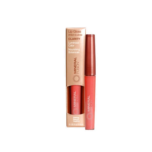 Mineral Fusion Lip Gloss, Clarity, (Packaging May Vary) (MF3502), 0.135 Oz