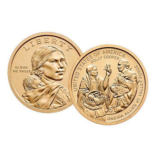 United States Mint 2026 P & D Sacagawea Dollar $1 Coins Brilliant Uncirculated