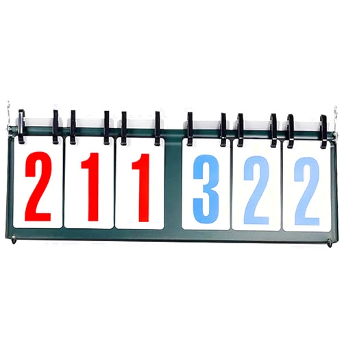 IumLeap Portable Scoreboard Score Keeper/Score Keeper for Indoor & Outdoor Sports - Ping Pong/Baseball/Tennis/Basketball Scoreboard or Varsity Scoreboards/Volleyball Scorekeeper (6 Digits) (6 Digits)
