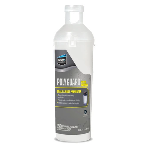 Pro Products Poly Guard System Replacement Cartridge – Replacement Cartridges for Crystal System --Works with Whole-Home Water Filters – Scale and Rust Preventer – Treats Hard Water
