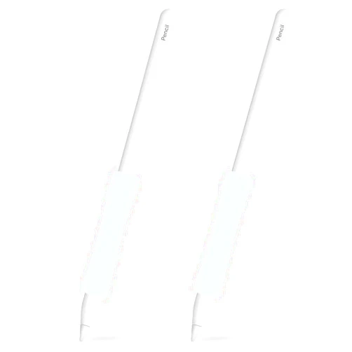 ProElife 2-Pack Ergonomics Grip Holder for Apple Pencil 2 & Apple Pencil (USB-C) Accessory Slim Silicone Protective Sleeve Cover Holder Without Interference for Magnetic Charging (Pink)