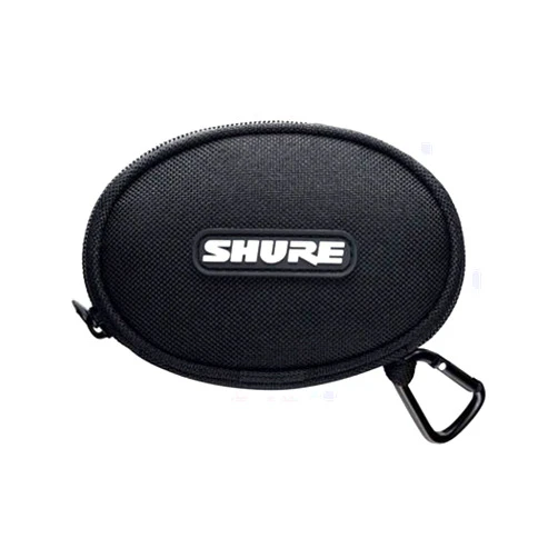 Shure EASCASE Soft Zippered Pouch for Shure Earphones, Black