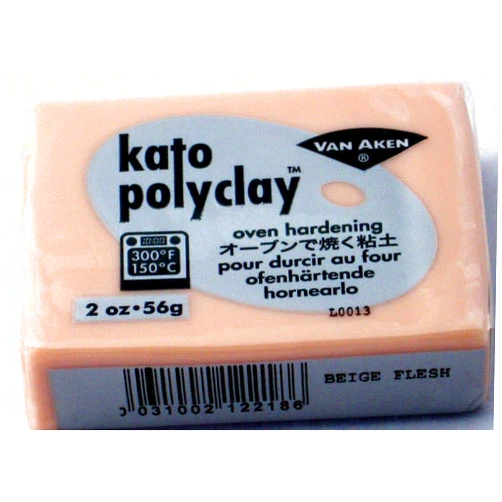 Generic Kato Polymer Clay Oven Jewelry Craft Bake Polyclay Bar Art Van Aken 2 Oz (BEIGE FLESH)