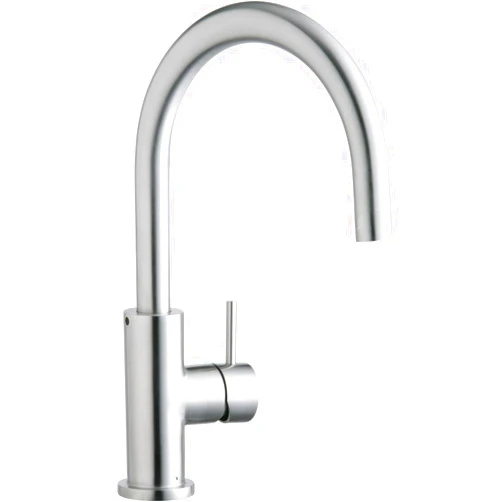 Elkay LK7921SSS Allure Single Hole Kitchen Faucet with Lever Handle, Satin Stainless Steel